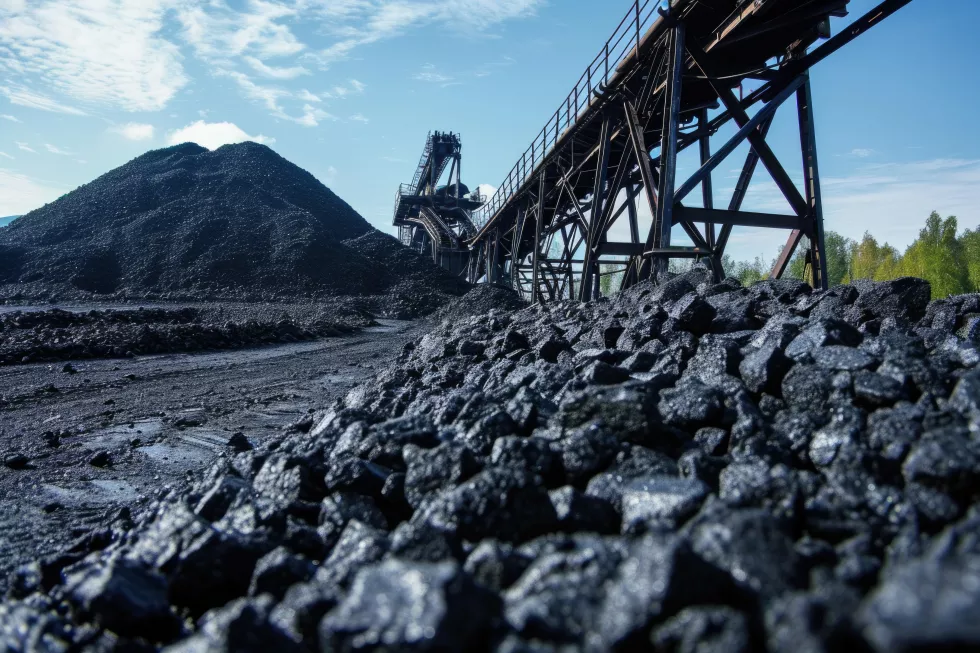 coal-conveyer-belt-industrial-setting-with-blue-sky-copy-space