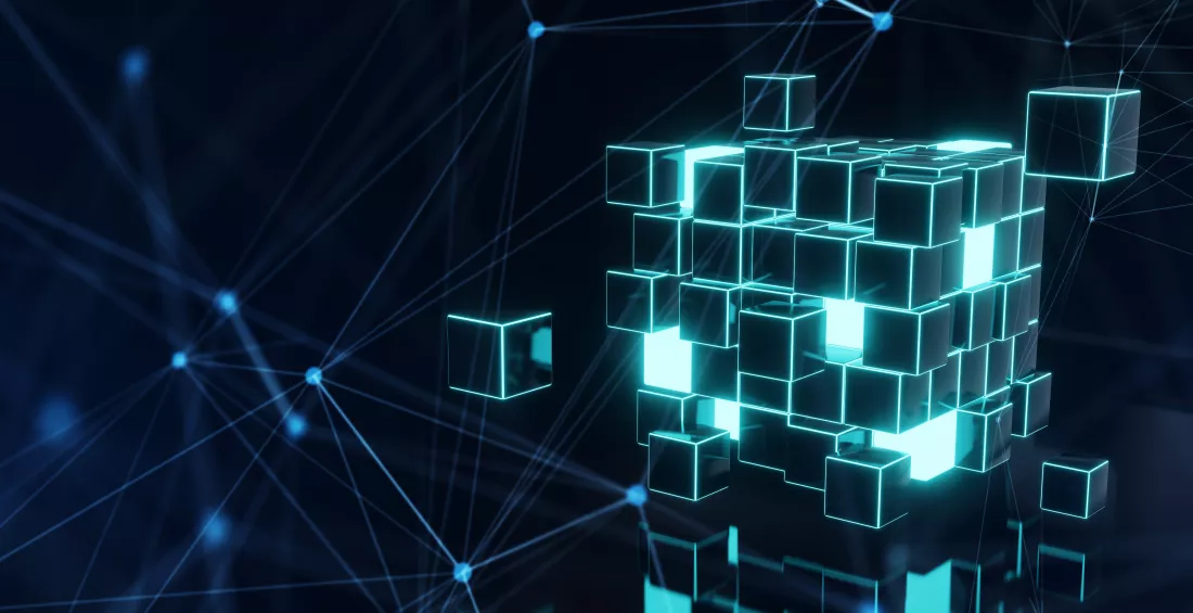 abstract-3d-rendering-flying-cube-sci-fi-shape-empty-space-futuristic-background