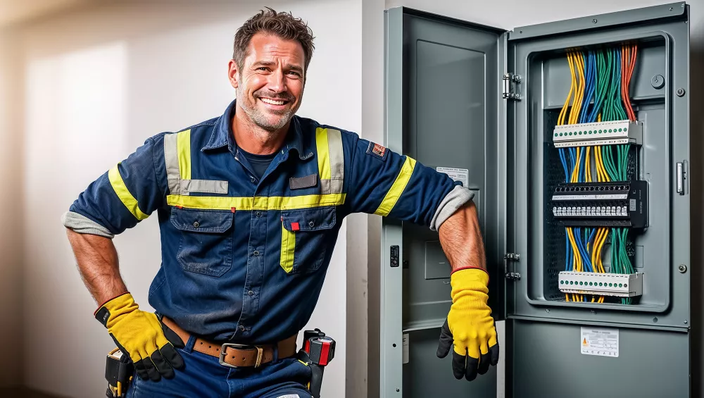 portrait-positive-male-electrician-near-electrical-panel