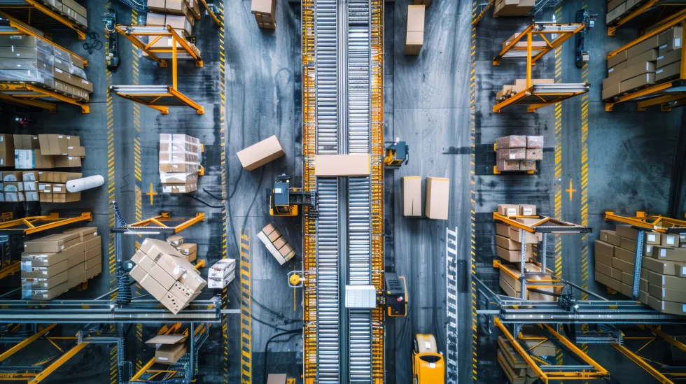 aerial-view-bustling-warehouse-with-parcels-conveyors-delivery-hub-operations