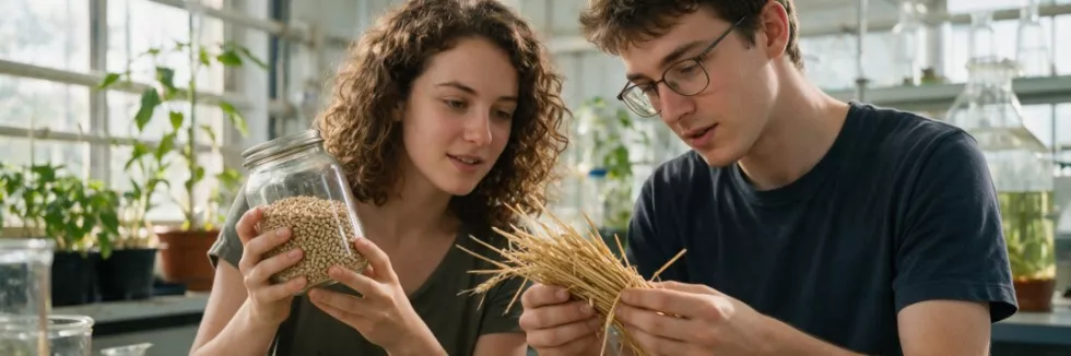 Bioekonomia-test-studenci-z-biomaterialem-i-slomka
