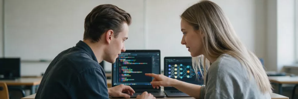 studenci-pracuja-nad-modelem-generatywnej-ai-przy-laptopach