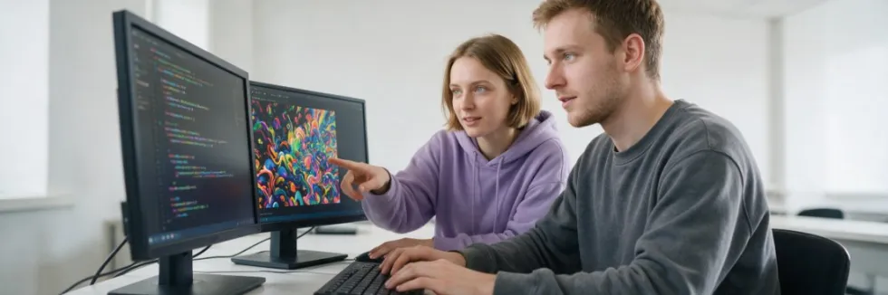studentka-i-student-programuja-generator-obrazow