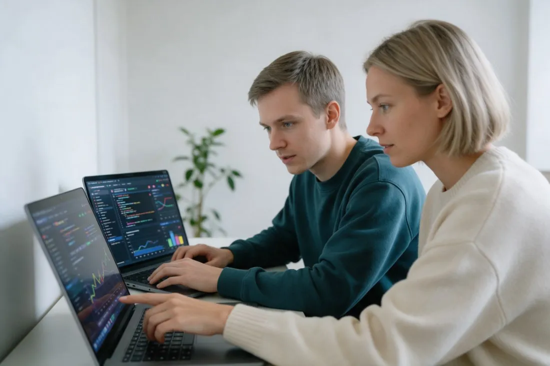 studenci-konfiguruja-infrastrukture-chmurowa-na-laptopach