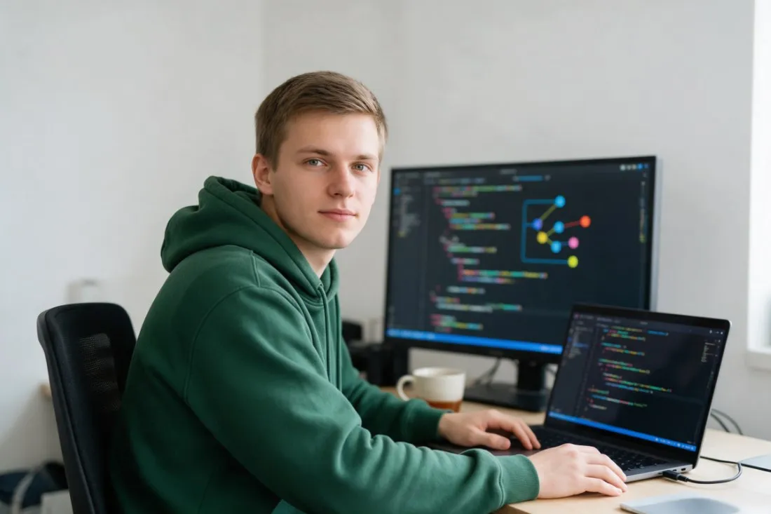 student-programuje-system-w-pokoju-w-akademiku