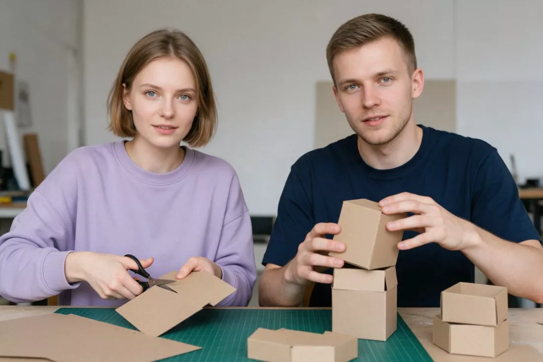 studenci-projektuja-prototypy-opakowan-z-tektury