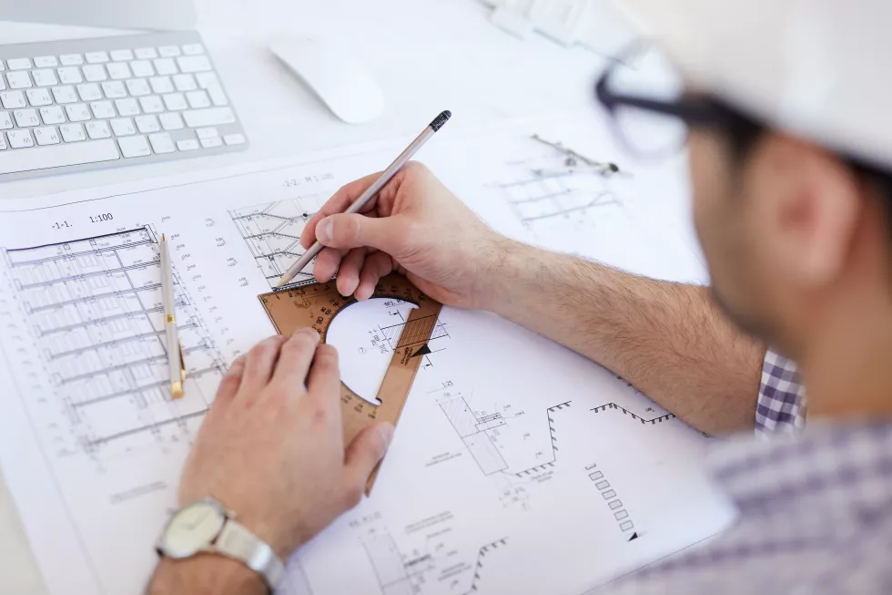 engineer-drawing-scheme-close-up