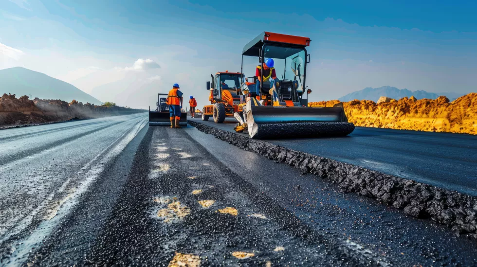 bratory-asphalt-rollers-compactor-compacting-new-asphalt-pavement-road-service-build-new-highway
