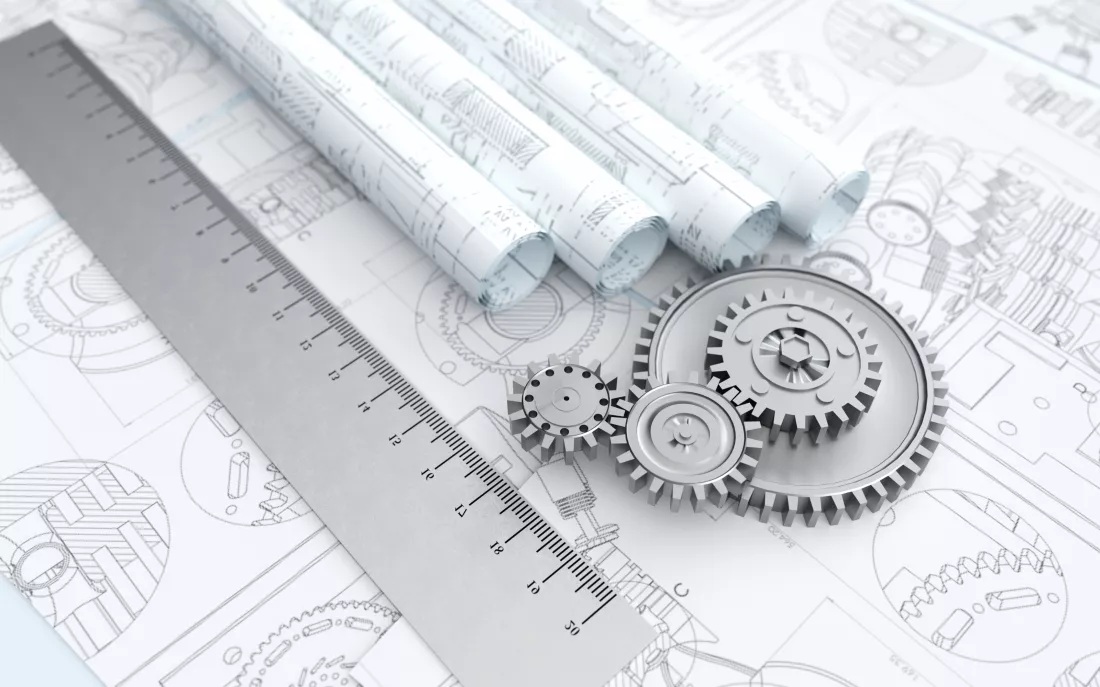 cinema-rendering-abstract-with-gear-building-construction-plans